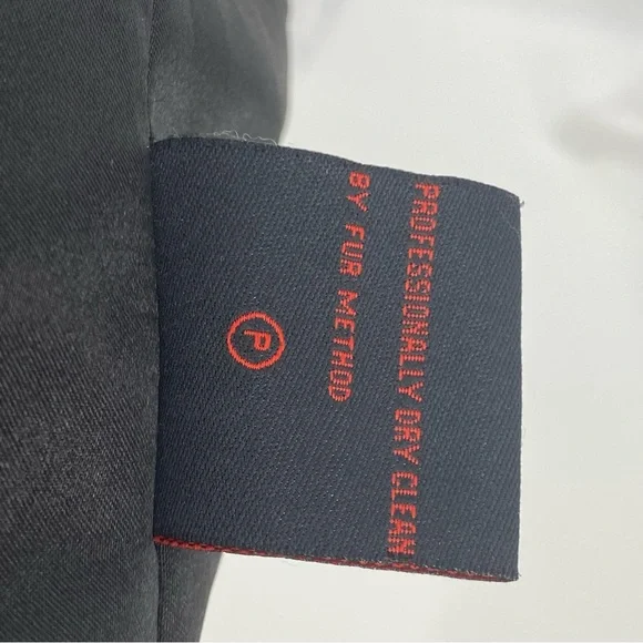 Adrienne Landau Black Faux Fur Moto Jacket - Picture 15 of 16